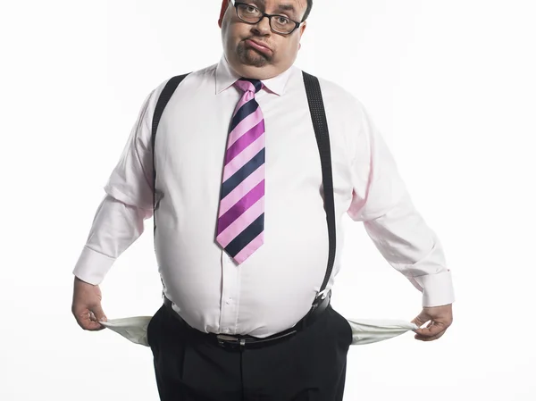 Broke Businessman — Stock Photo, Image