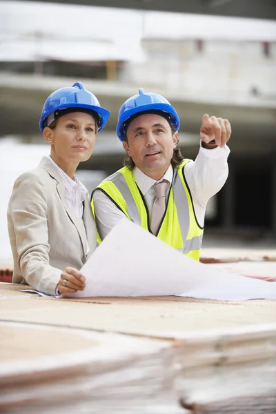 Architect and construction manager — Stock Photo, Image