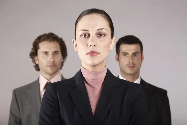 Three Businesspeople — Stock Photo, Image