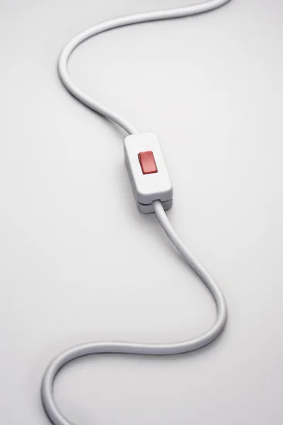 Switch on power cord — Stock Photo, Image