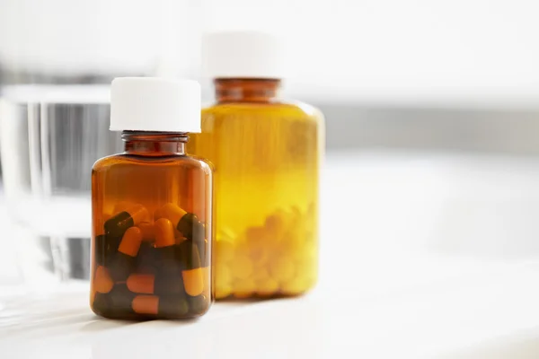 Bottles of pills — Stock Photo, Image