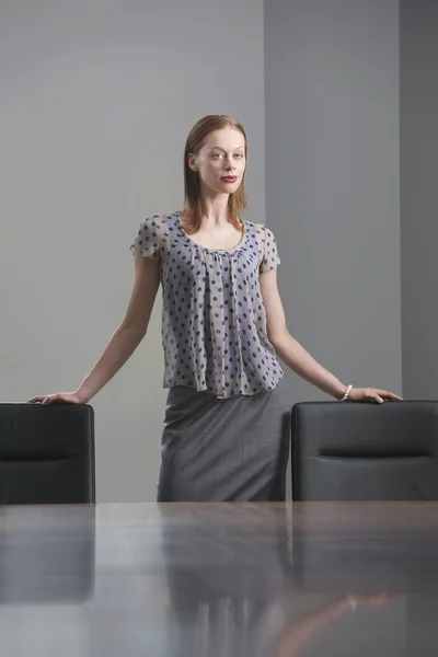 Businesswoman in conference room — Stock Photo, Image