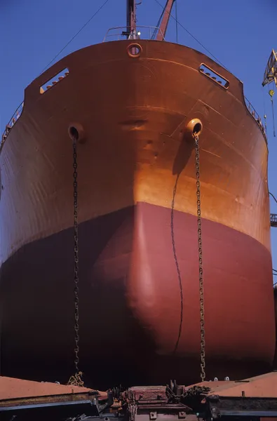 Ship in Dry dock — Stock Photo, Image