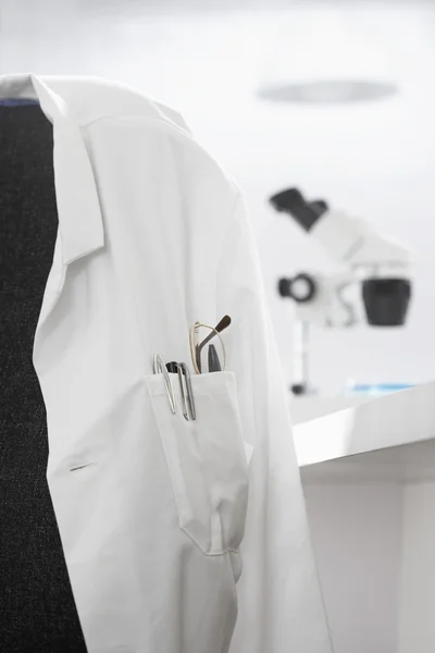 White Scientists coat — Stock Photo, Image