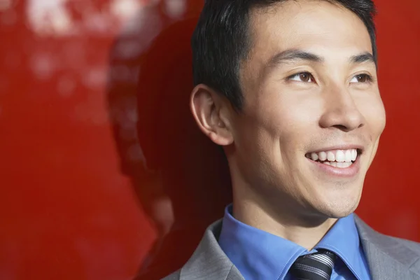 Smiling Young Businessman — Stock Photo, Image