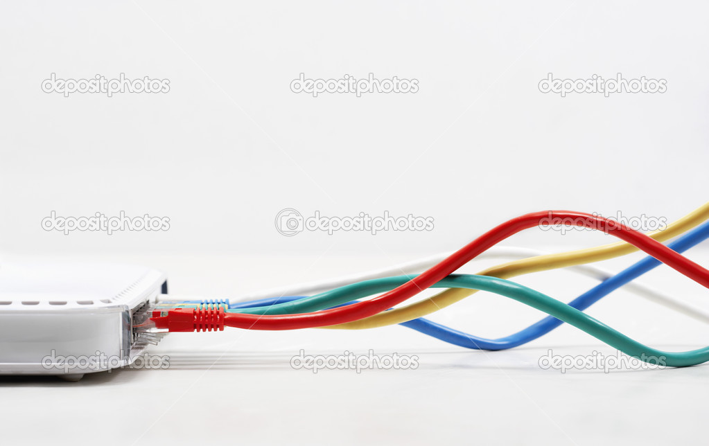 Ethernet cable connections