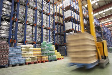 Ambar içinde hız forklift