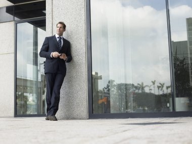 ayakta dışında iş adamı