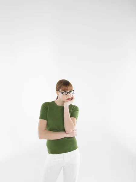 Bored Businesswoman — Stock Photo, Image