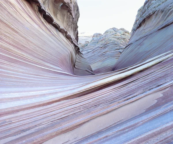 Sinuous dobras geológicas — Fotografia de Stock