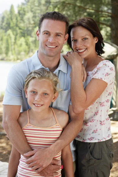 Lycklig familj — Stockfoto