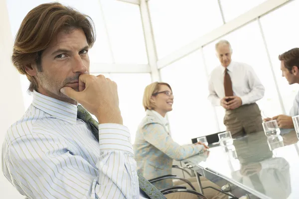 Businessman in conference meeting — Stock Photo, Image