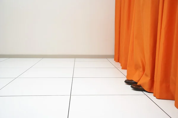 Hiding behind curtain Stock Photos, Royalty Free Hiding behind curtain  Images | Depositphotos