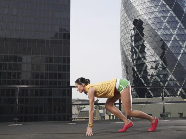 Londra'da Bayan Sprinter