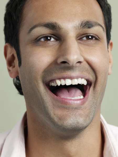 Young Man Laughing — Stock Photo, Image