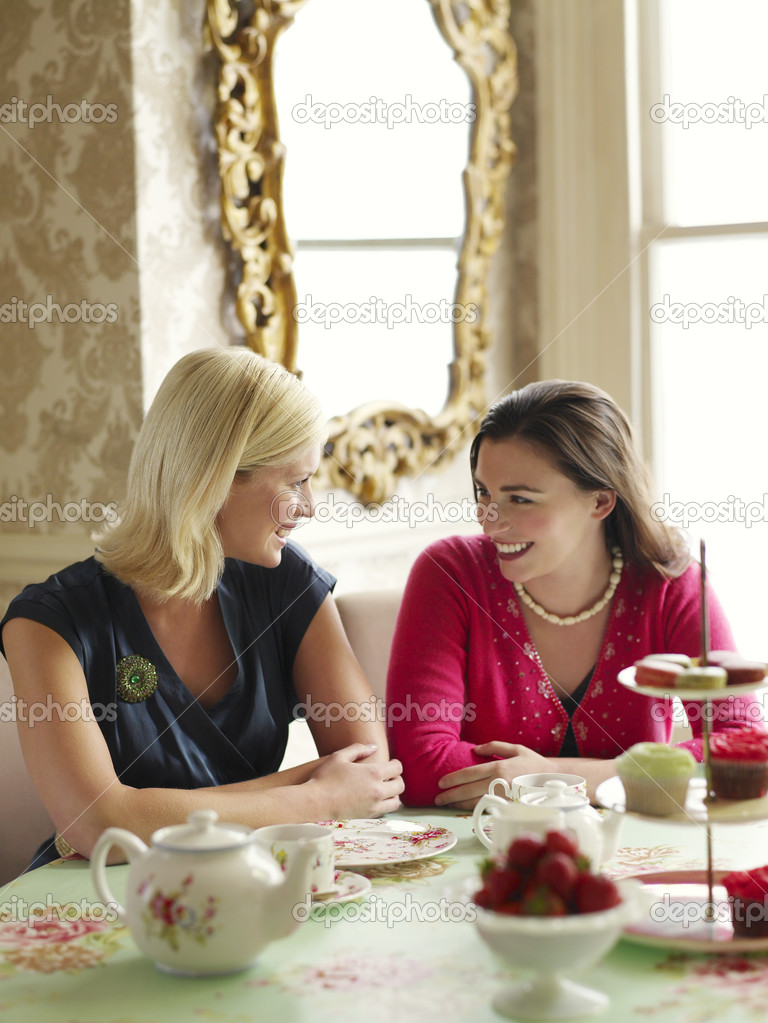 Young Women Dining 