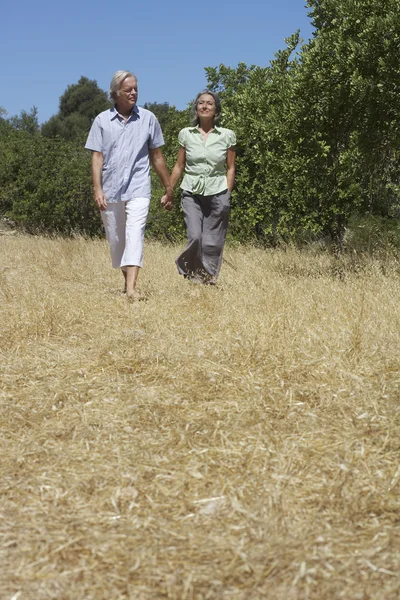 Coppia tenendosi per mano — Foto Stock