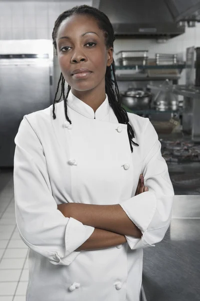 Chef avec bras croisés — Photo