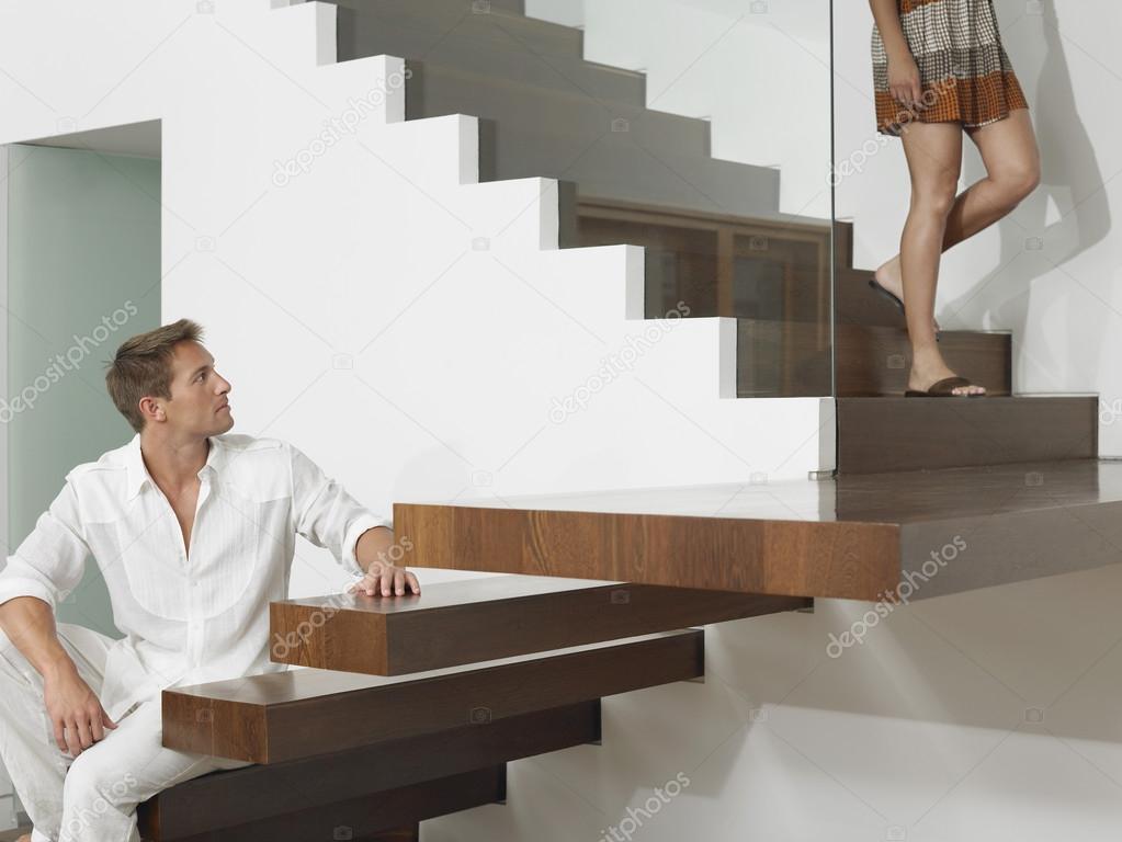 Couple on Stairs