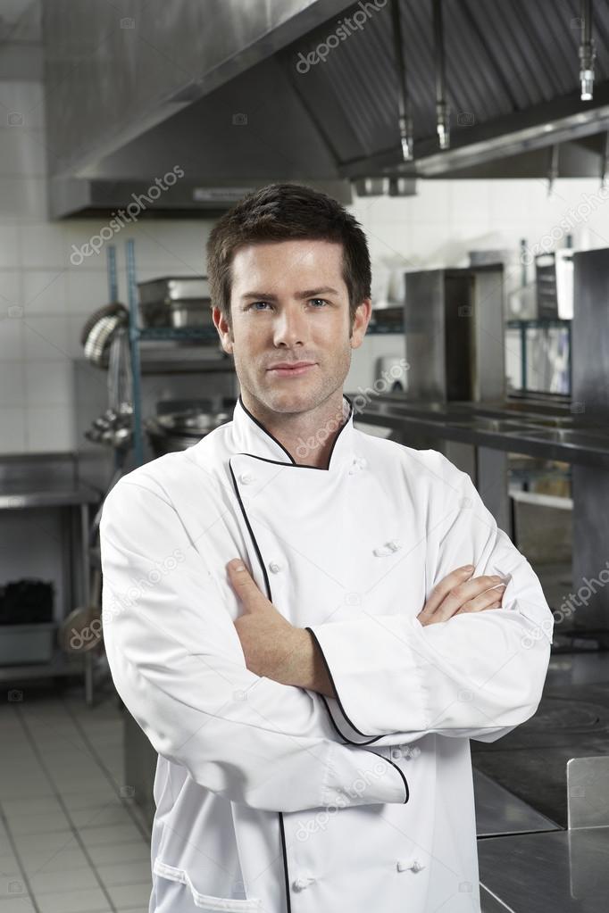 Chef with arms crossed  standing