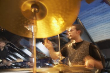 Drummer Performing clipart