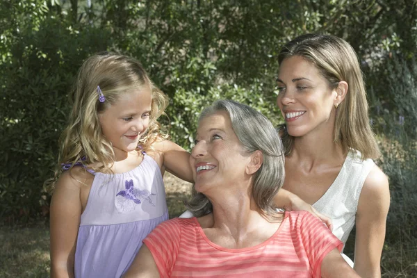 Grandmother, mother and daughter — Stock Photo, Image