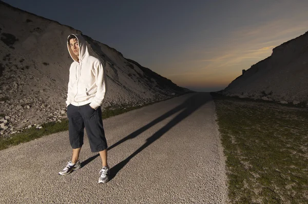 Jogger em pé — Fotografia de Stock