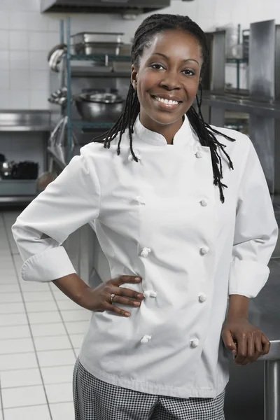 Chef with hand on hip — Stock Photo, Image