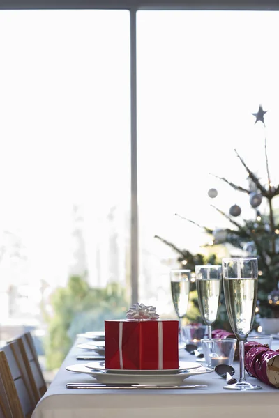 Christmas table — Stock Photo, Image