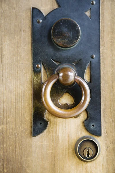 Brass Door Handle — Stock Photo, Image