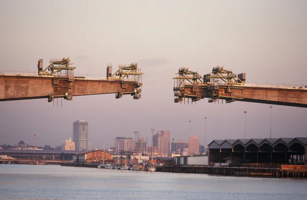 Construcción del puente — Foto de Stock