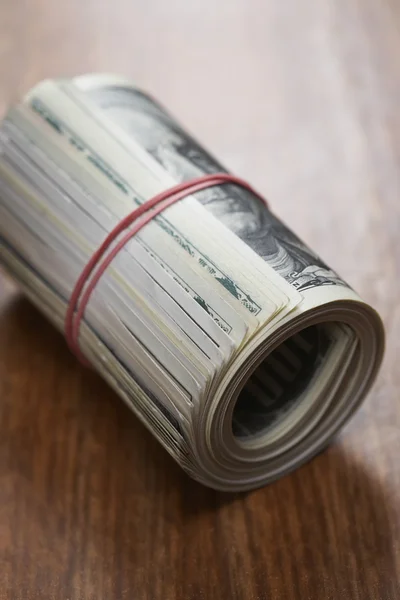 Roll of dollar bills — Stock Photo, Image