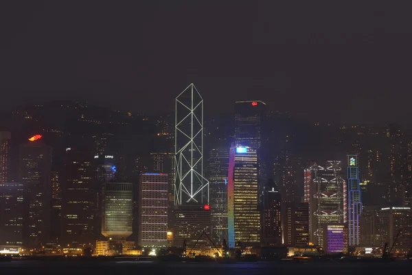 Linha do horizonte de Hong Kong — Fotografia de Stock