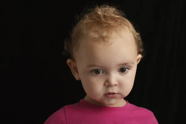 Baby girl face — Stock Photo, Image