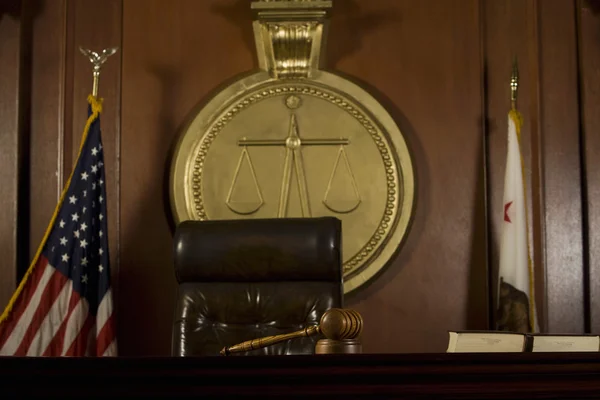 Empty courtroom — Stock Photo, Image