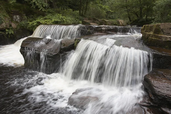 Waterfall over rocks