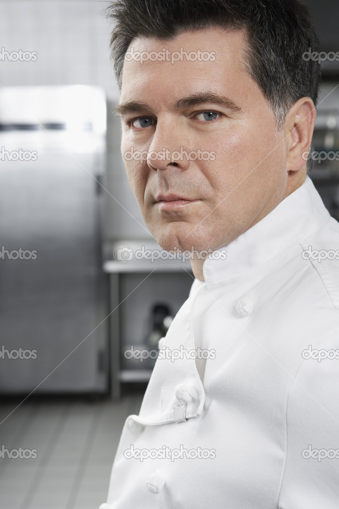 Male chef in kitchen