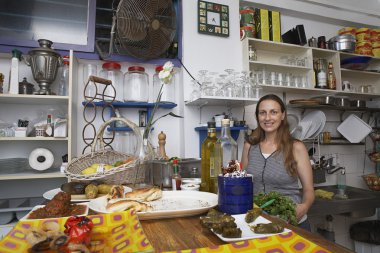 Cafe kadın işçi