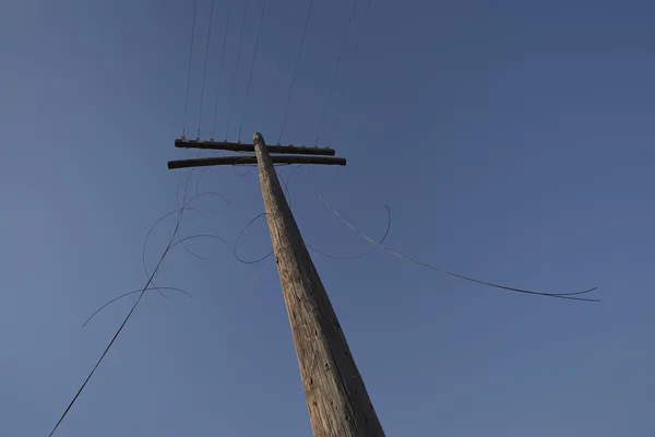 Teléfono con cables cortados —  Fotos de Stock