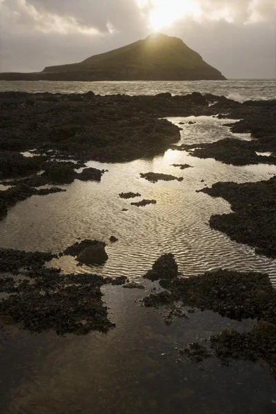 Steniga havsstrand — Stockfoto