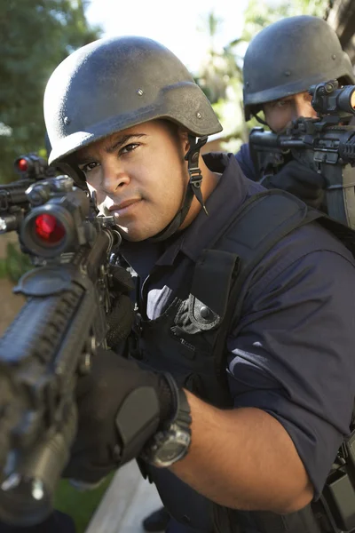 Muscular police officers — Stock Photo, Image