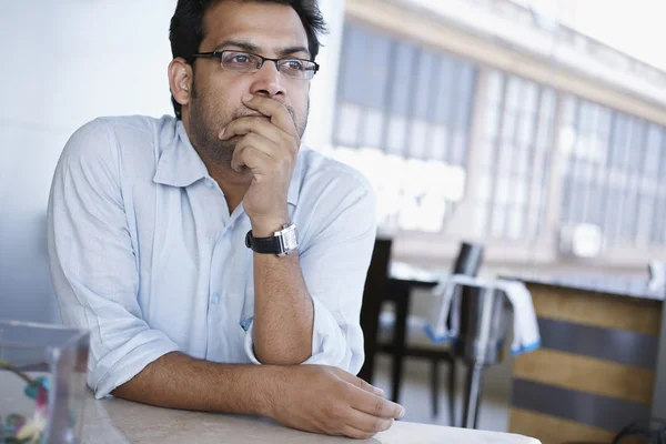 Contemplative business man — Stock Photo, Image