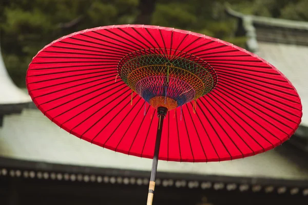 Traditional red umbrella — Stock Photo, Image