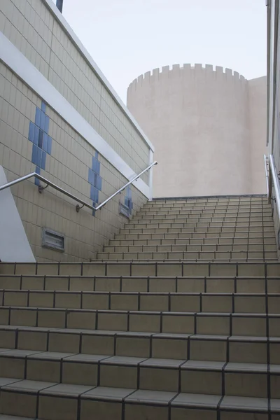 Staircase to Deira's souqs — Stock Photo, Image