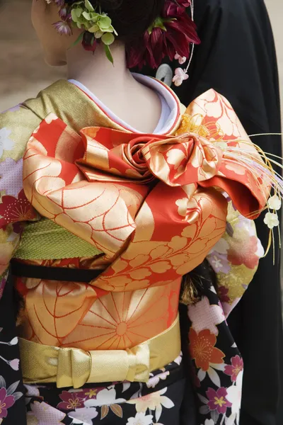 Japoński kobieta w kimono — Zdjęcie stockowe