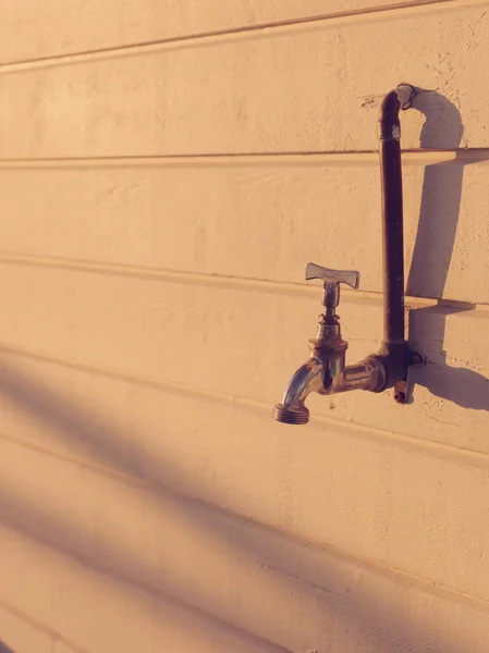 Tap on wall — Stock Photo, Image