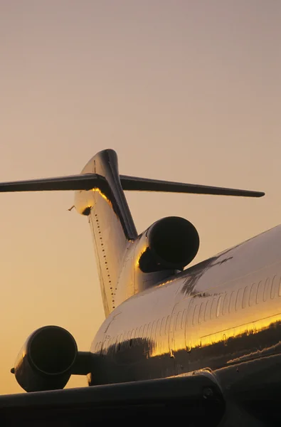 Heckflosse des Flugzeugs — Stockfoto