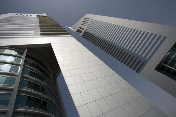 Emirates Towers on Sheikh Zayed Road — Stock Photo, Image