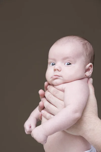 Baby making face — Stock Photo, Image