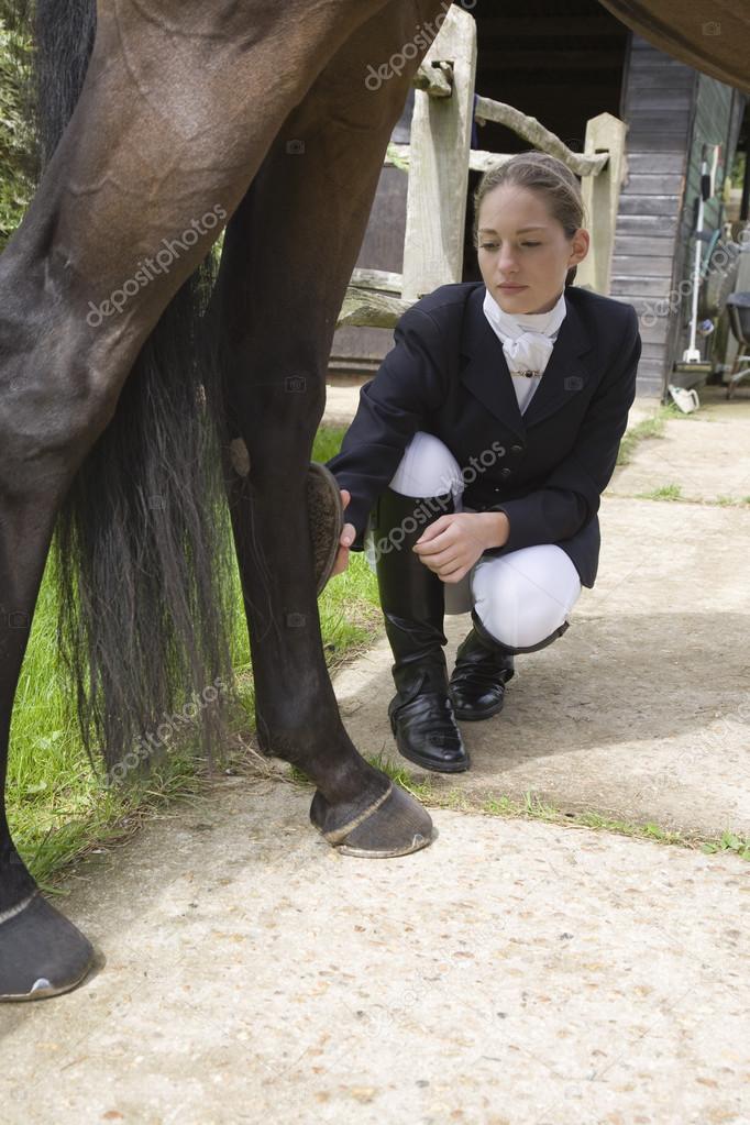 girls in rubber riding boots